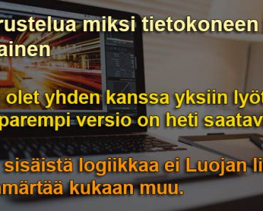 10 perustelua miksi tietokoneen täytyy olla nainen