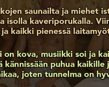 Kertomus miesten illanvietosta