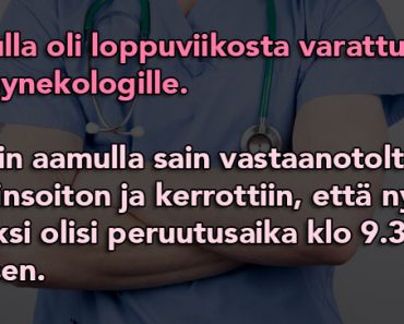 Aika varattuna gynekologille