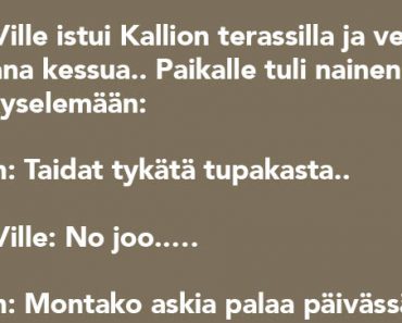 Putki-Ville istui Kallion terassilla