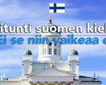 Oppitunti suomen kielestä – Ei se niin vaikeaa ole!