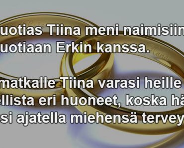 23-vuotias Tiina meni naimisiin yli 90-vuotiaan Erkin kanssa