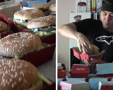 Katso montako Big Mac -hampurilaista tämä mies syö yhdellä istumalla (Maailman ennätys)