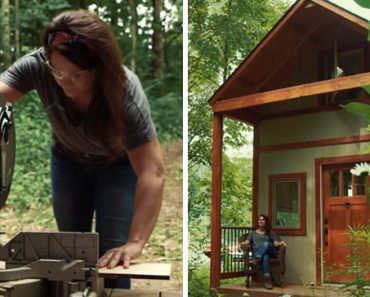 Yksinhuoltajaäiti rakensi upean talon itselleen ja lapsilleen – Katso video