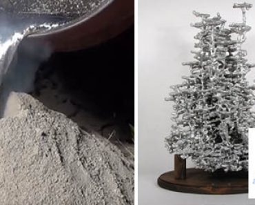 Mies kaataa sulaa alumiinia muurahaispesään – Lopputulos loksauttaa leuat