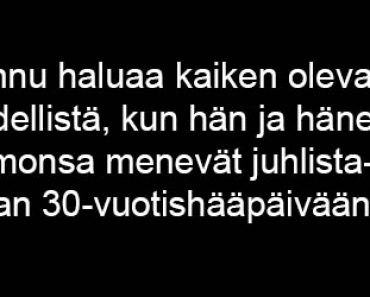 30-vuotishääpäivän valmistelut