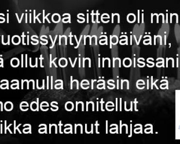 Ikimuistoinen 45-vuotissyntymäpäivä