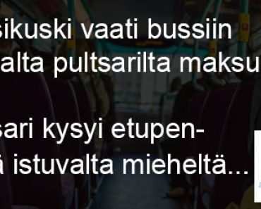 Pultsari bussissa