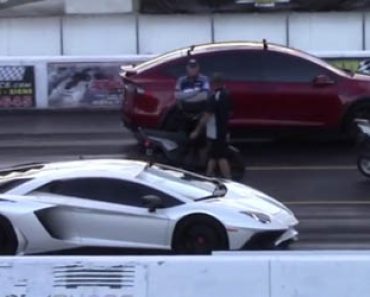 Teslan perheauto ottaa mittaa Lamborghinista kiihdytyskisassa – Lopputulos loksauttaa leuat!