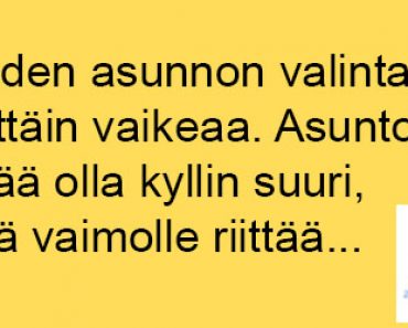 Uuden asunnon valinta