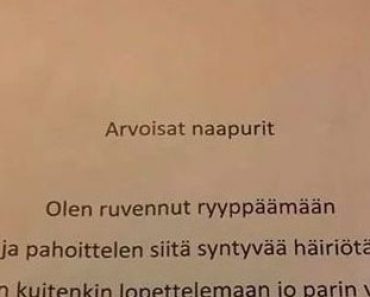 Arvoisat naapurit