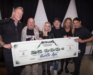 Metallica teki sen mitä Suomen hallitus ei pystynyt: Lahjoitti Hurstin avustusjärjestölle 25 000 euroa!