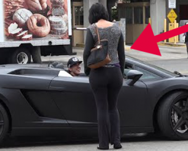 Mies pyytää naiselta numeroa ja nainen kieltäytyy – Katso mitä tapahtuu kun mies istuu Lamborghiniinsa