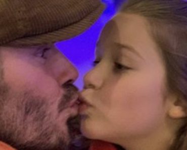 David Beckhamin jouluisesta kuvasta syntyi suuri kohu – pussasi 7-vuotiasta tytärtään suulle