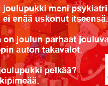 Suomen hauskimmat jouluvitsit – Lue ja naura!